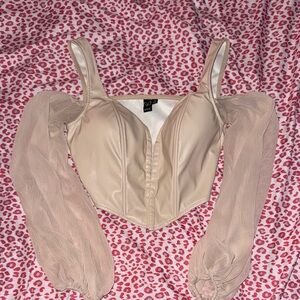Cream Blouse